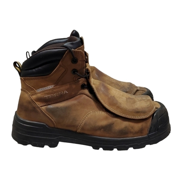 Terra Mens Work Safty Welding Boots shoes sz 12 - Picture 1 of 13